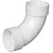 Charlotte Pipe And Foundry Charlotte Pipe Schedule 40 1-1/2 in. Hub X 1-1/2 in. D Hub PVC Elbow 1 pk PVC003040600 - alternate 1